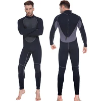 men 3mm scuba neoprene water sport keep warm swim diving suit spearfishing snorkeling long sleeve triathlon wetsuit bathing suit