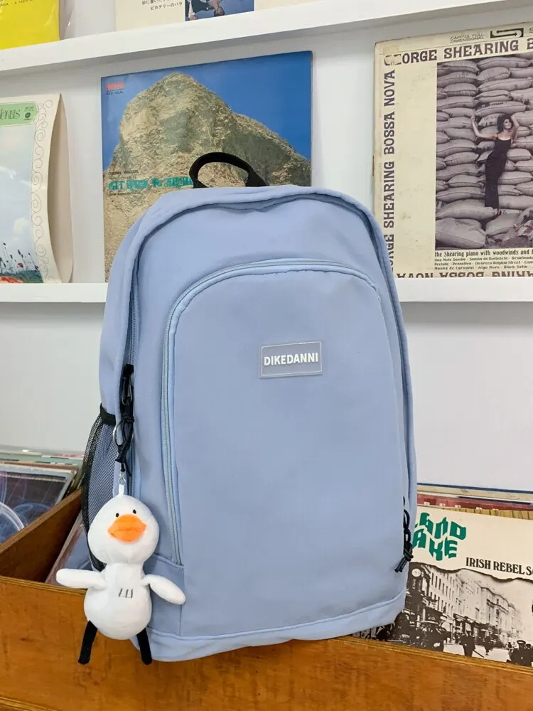 

New Solid Color Backpack for Women Waterproof Nylon Multilayer Travel Backpacks Laptop Large Capacity School Bag for Teenager