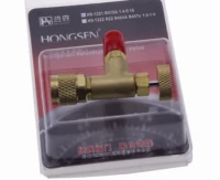 hot sale hs 1222 r22 refrigeration charging adapter for 14 sae male to 14sae famale safety adaptor
