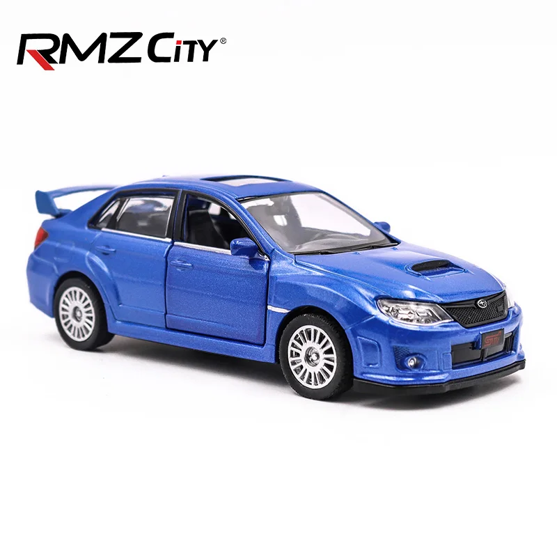 Лицензированная модель автомобиля RMZ City 1:36 Subaru WRX STI литая игрушка из