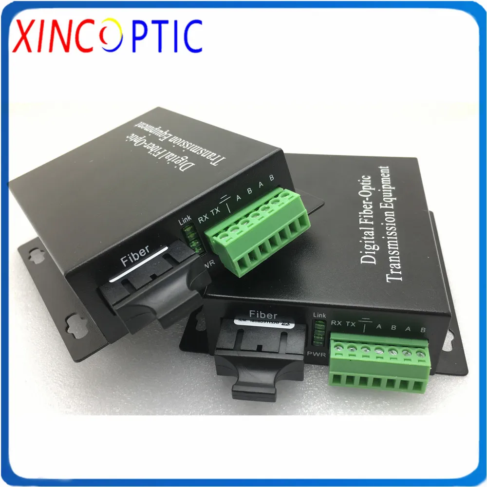 RS485/422/232 FC медиаконвертер RS232/RS422/RS485 к оптоволоконному модему RS-232/422/485 серийный SX SM