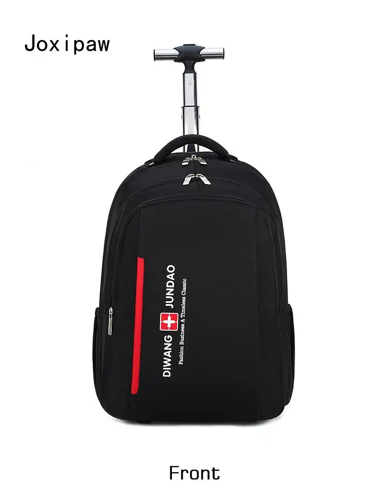 

2 in 1 Trolley Backpack Business trip Bag Large Capacity Waterproof Suitcase Laptop Backpack Swiss Multifunctional boarding case