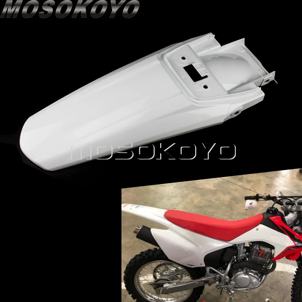 

For Honda CRF230F Dirt Bike Off Road Motocross MX Enduro Motorcycle Rear Fender Mudguard White Cover For CRF 230F 2015-2019