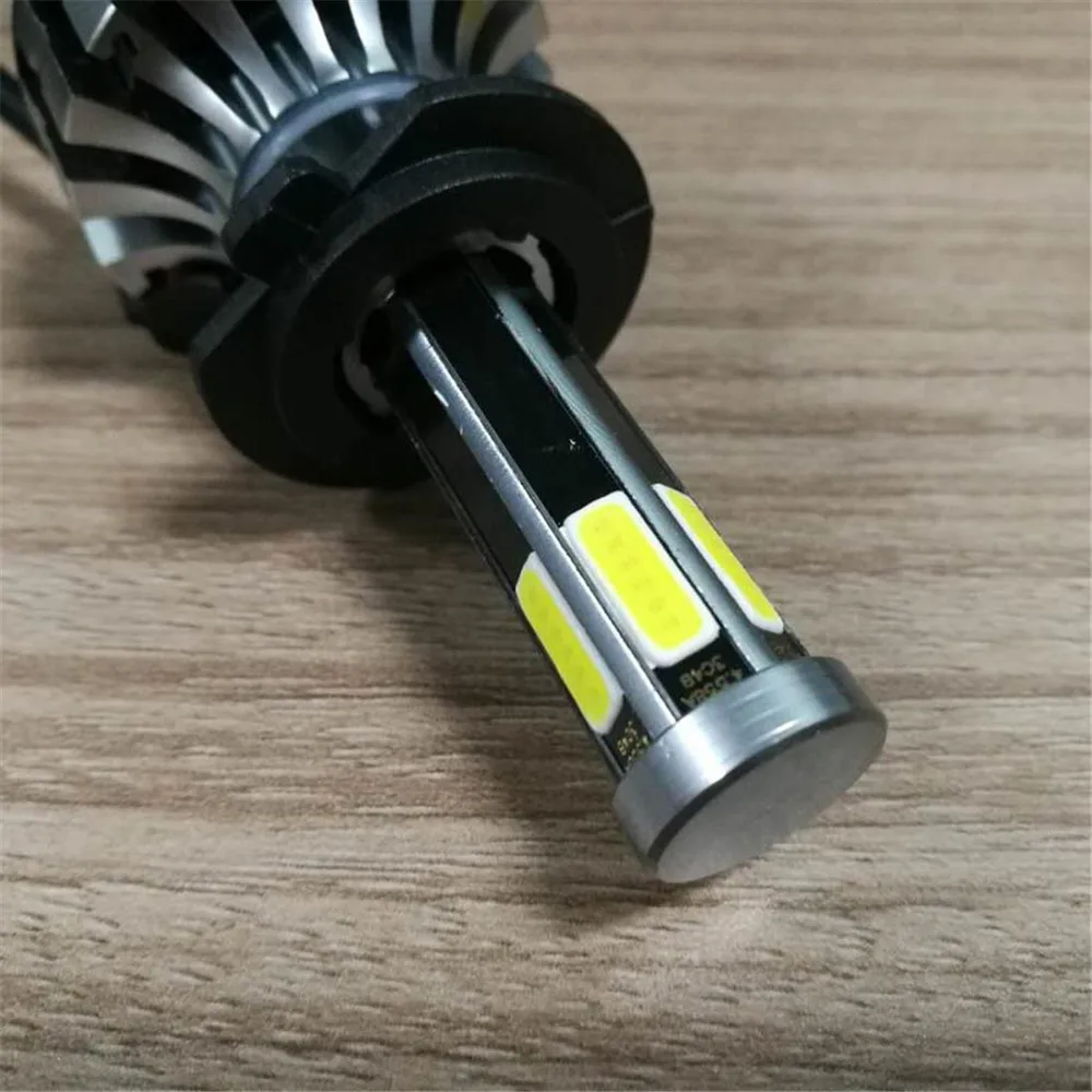 60 Вт 12000LM 6-боковые H7 светодиодный H4 H11 COB Противотуманные фары 9005/HB3 9006/HB4 9012 9004 9007 H13 H1 H3 880/H27 6000K 8000K 3000K светодиодные фары