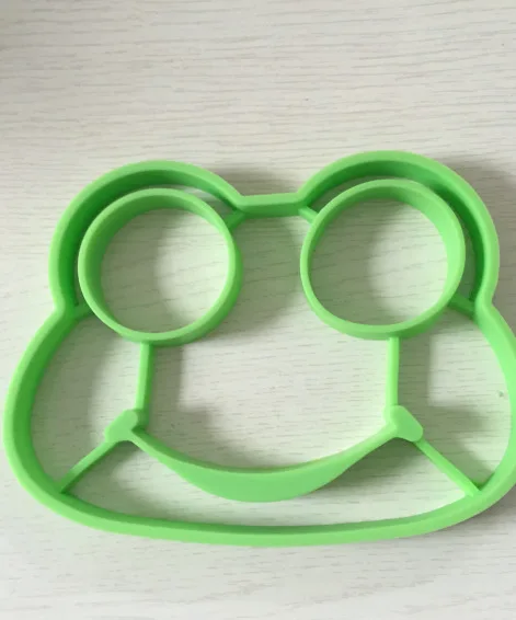 Творческий мультфильм лягушка жареное яйцо плесень силиконовые блинчики омлет