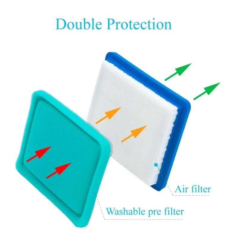 

3 Pieces Larger Filter Area Soft Gasket Better Sealing Cleaner Sponge Filter Reduce Rubber Flash Better Breathing Helper