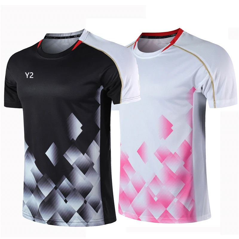 

New Women Quick Drying Breathable Lightweight Short Sleeve Table Tennis Sportswear For Men Table Tennis Training Suits