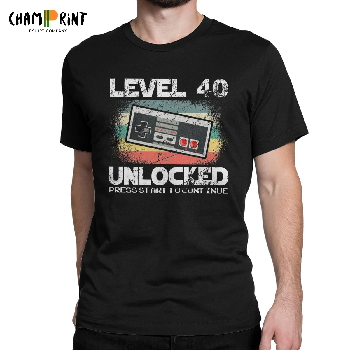 Мужская футболка с короткими рукавами подарок на 40 лет одежда размера