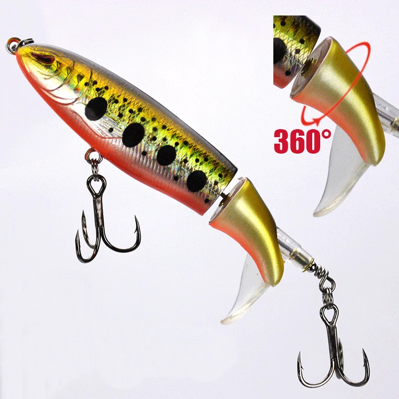 Lunker 13 г 9 см whopper plopper пропеллер воблер Топ воды поплавок вращающийся плавающий