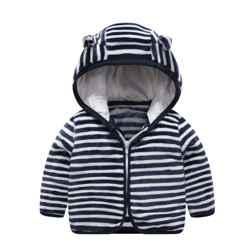 

Kids Boys Girls Coral Velvet Coat Winter Autumn Clothes Children's Coat Infant Thicken Outerwear Baby Warm Zipper Hooded Jackets