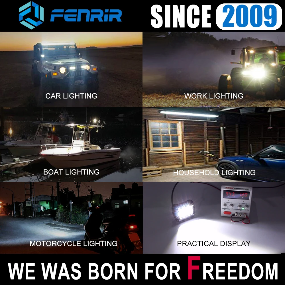 Автомобильный светодиодный светильник для внедорожников Ford Focus 2 Скания Duster Chopper