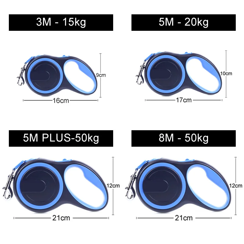 8 м прочный нейлоновый поводок для собак с длинными Pet Поводок-рулетка