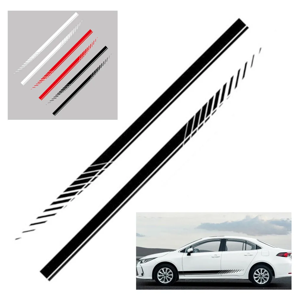 

2pcs Car Sticker Cover Decal Fender For Sport Race Car Parts Racing Plaid