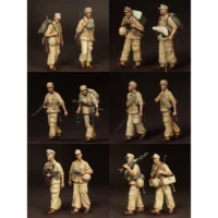 135 resin model figure gk military theme 12 figure%ef%bc%8cunassembled and unpainted kit