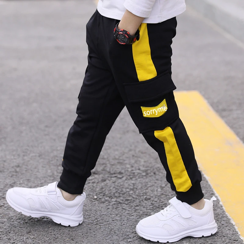

Kids Trousers Boy Sweatpants Big Boy Trousers Spring Spring for Teenagers Kids Trousers Casual Kids Clothes for Boys Age 3-12Y