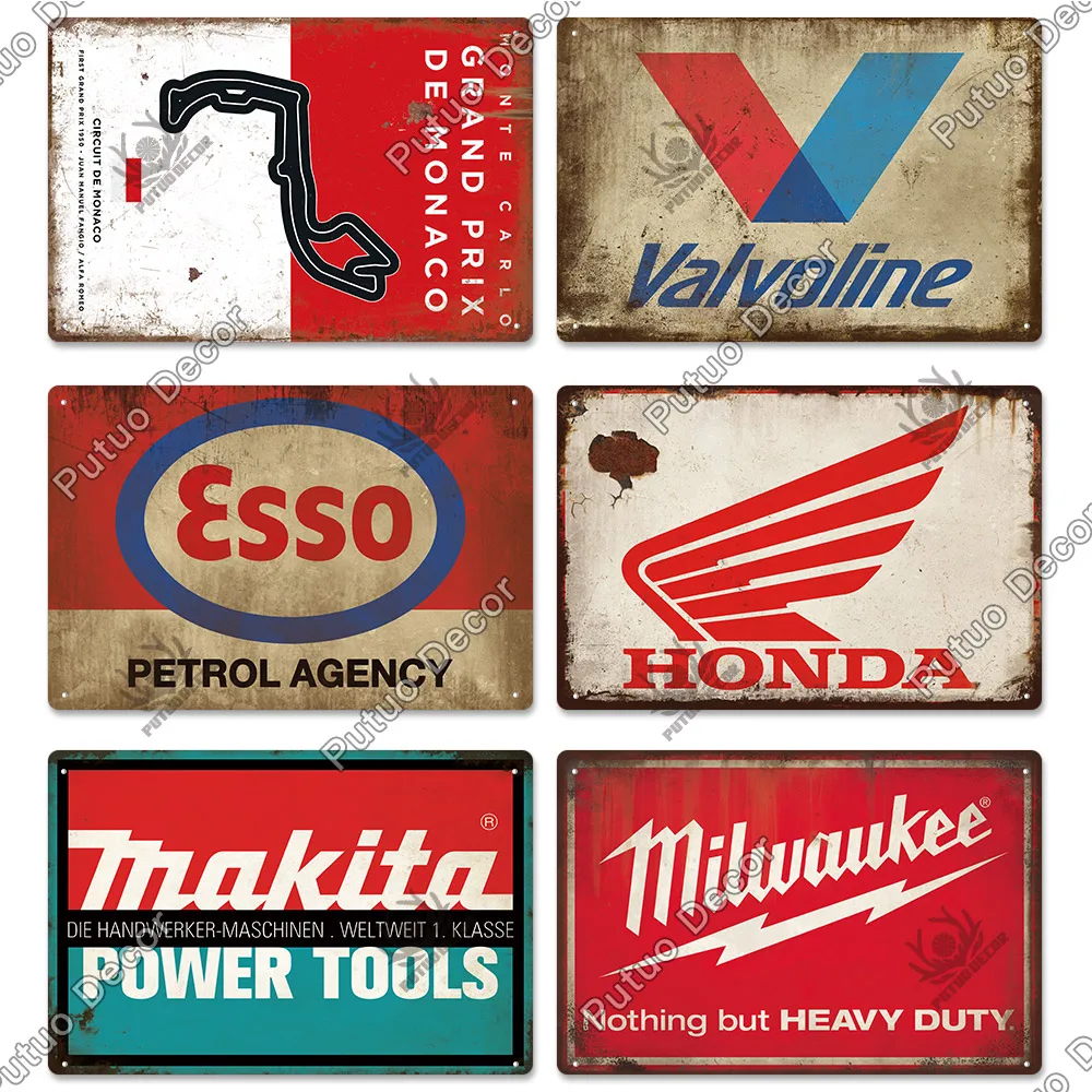 Putuo Decor Garage винтажный металлический жестяной знак F1 декоративная табличка