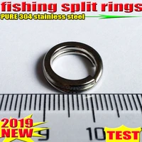 2019hot fishing split rings 4 5mm 17 2mm fishing accessories quantity100pcslot high quality304 stainless steel choose size