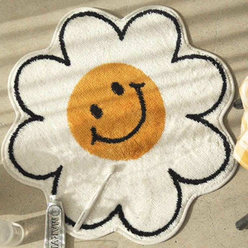 RFWCAK хит продаж Впитывающий Коврик для ванной комнаты милый цветочный ковер