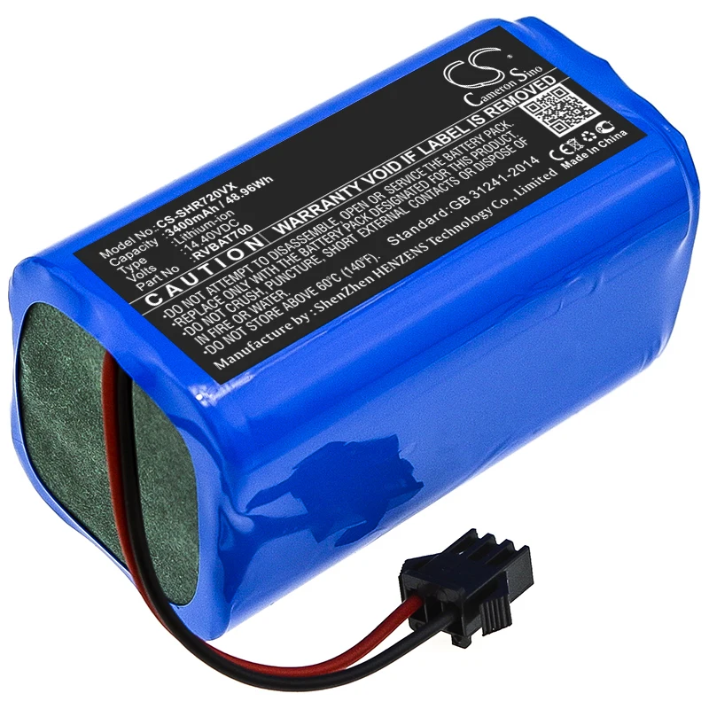 

Cameron Sino Battery For Shark ION Robot 700,ION Robot 720,ION Robot 750,ION Robot 755,RV700,RV720,RV750,RV755