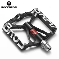 rockbros lightweight bicycle pedal platform flat mtb pedal aluminum alloy bike pedals sealed bearing cycling footrest parts 336g