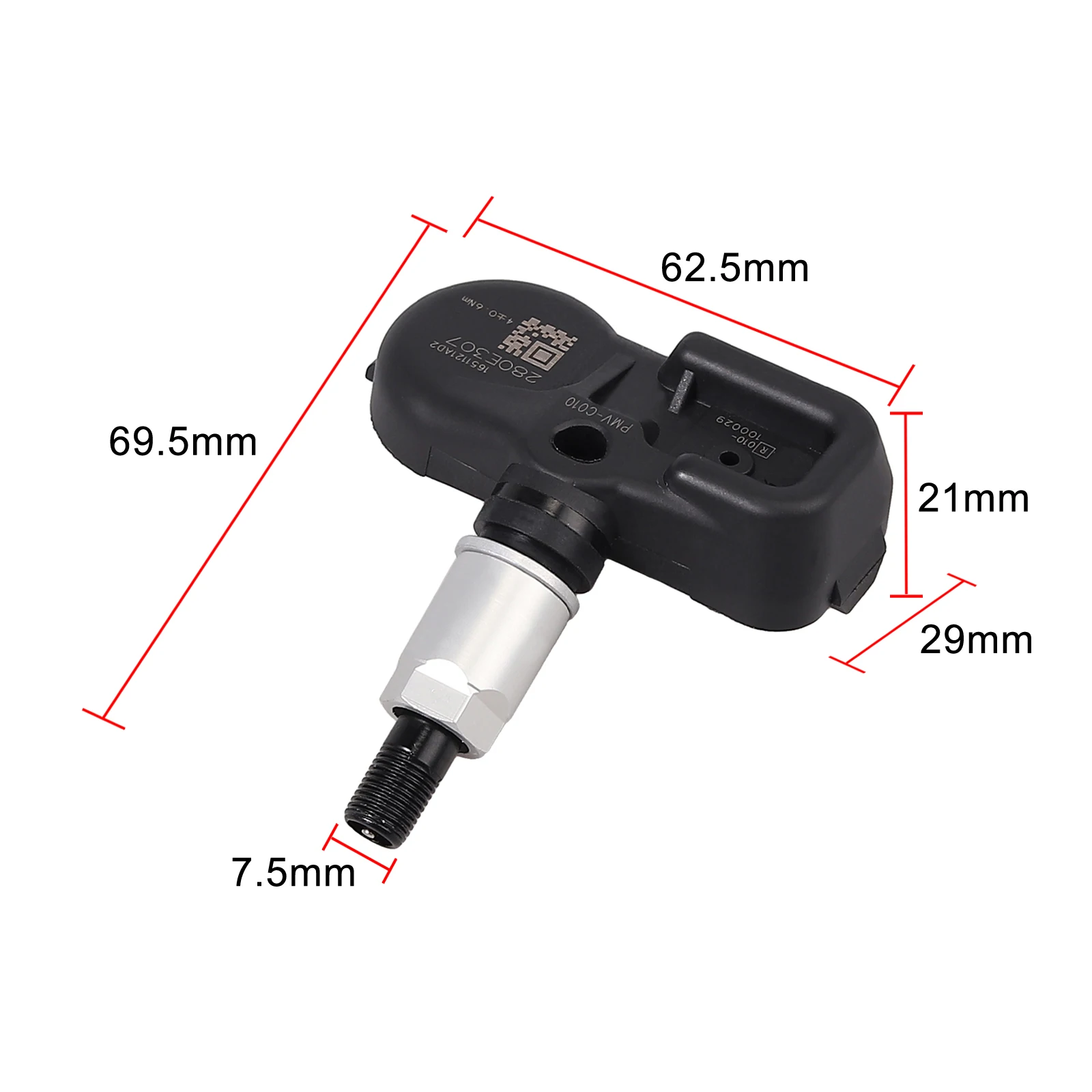 Justech 4 шт. 315 МГц TPMS сенсор PMV C010 для Toyota Lexus Scion батарея сигнал протестированный