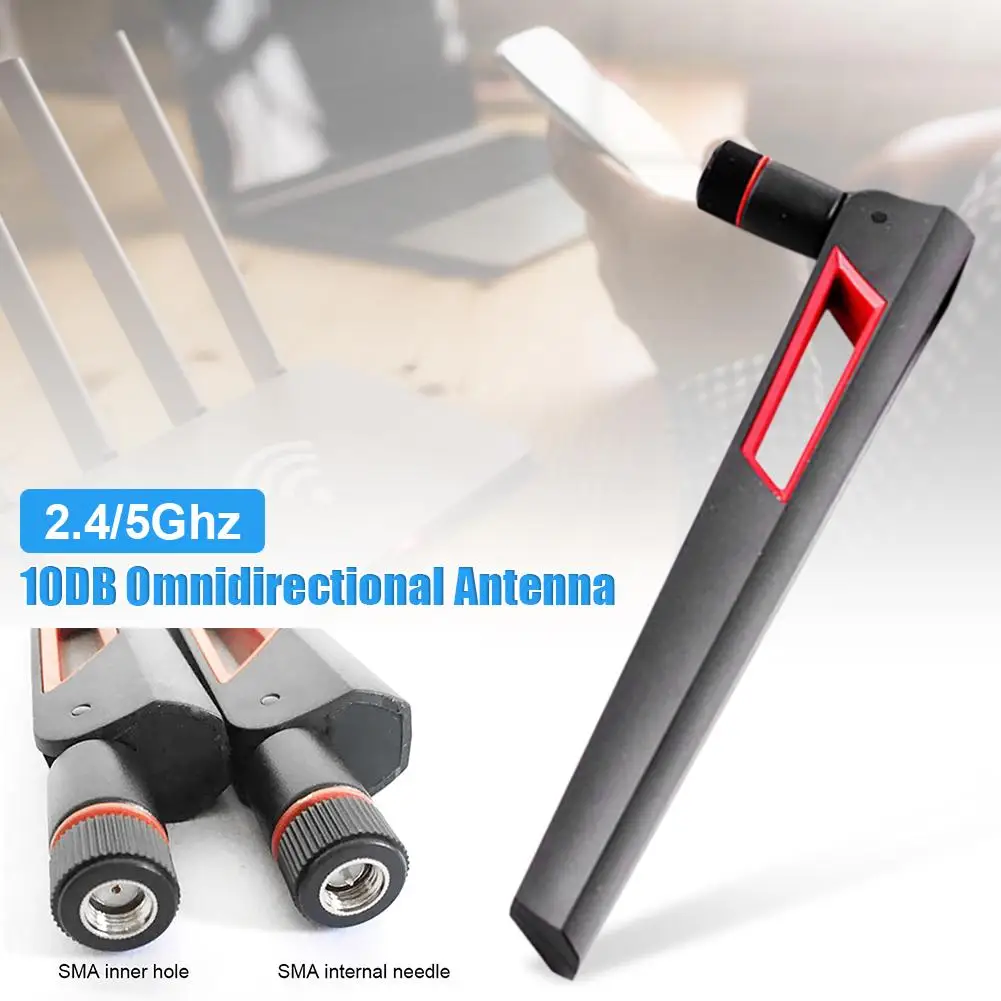 Wi Fi роутер антенна двухдиапазонная всенаправленная 10DBi 7.68in Антенна 2 4G 5G 5