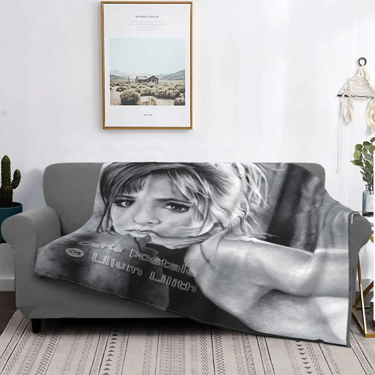 

Mylene Farmer-Manta para cama a cuadros, sofá, cama, manta Kawaii, colchas para camas, 16 unidades