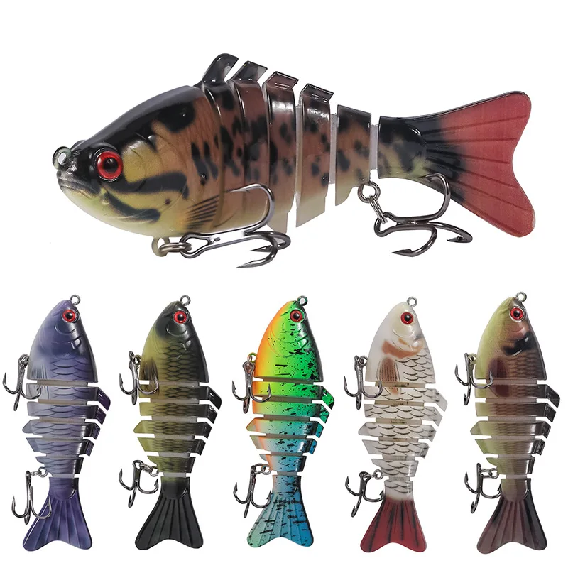 

10cm Sinking Wobblers Fishing Lures Jointed Wobbler Rotating Trolling pike carp crank lure For Bass Isca Crankbait for dropshipp