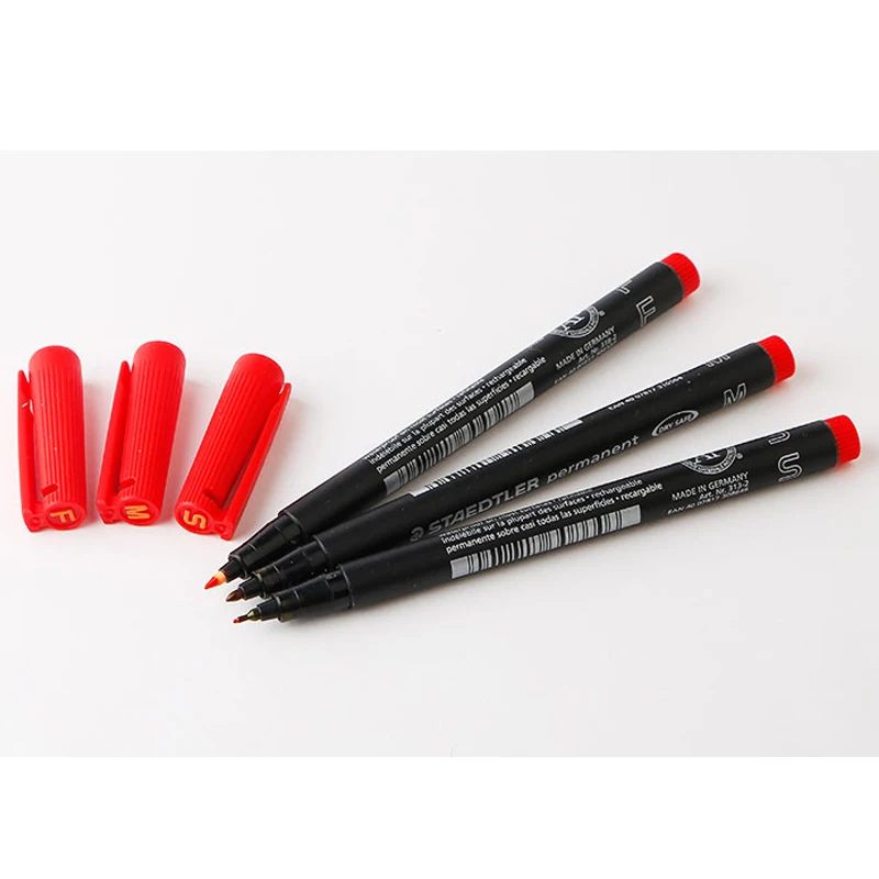 Перманентный маркер Staedtler 313S 317M Цветной краски 0 4/1 мм быстросохнущий
