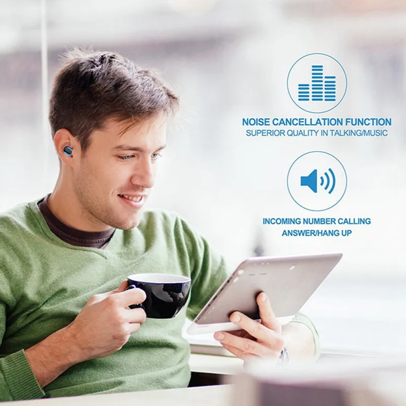 VTIN беспроводные Bluetooth наушники Ультра маленькие наушники-невидимки стерео один