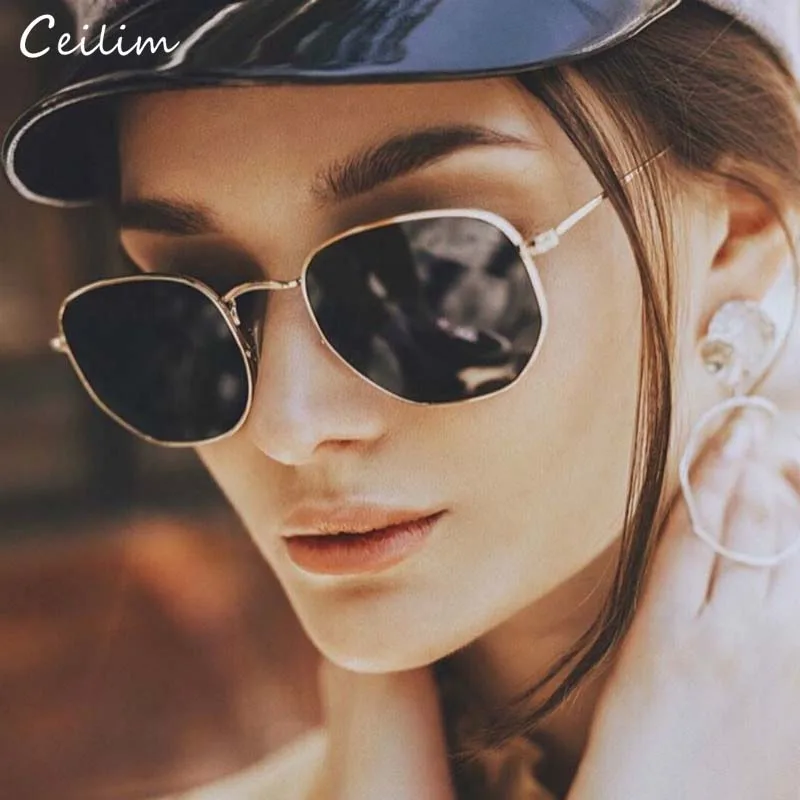 Классические маленькие Квадратные Солнцезащитные очки женские брендовые