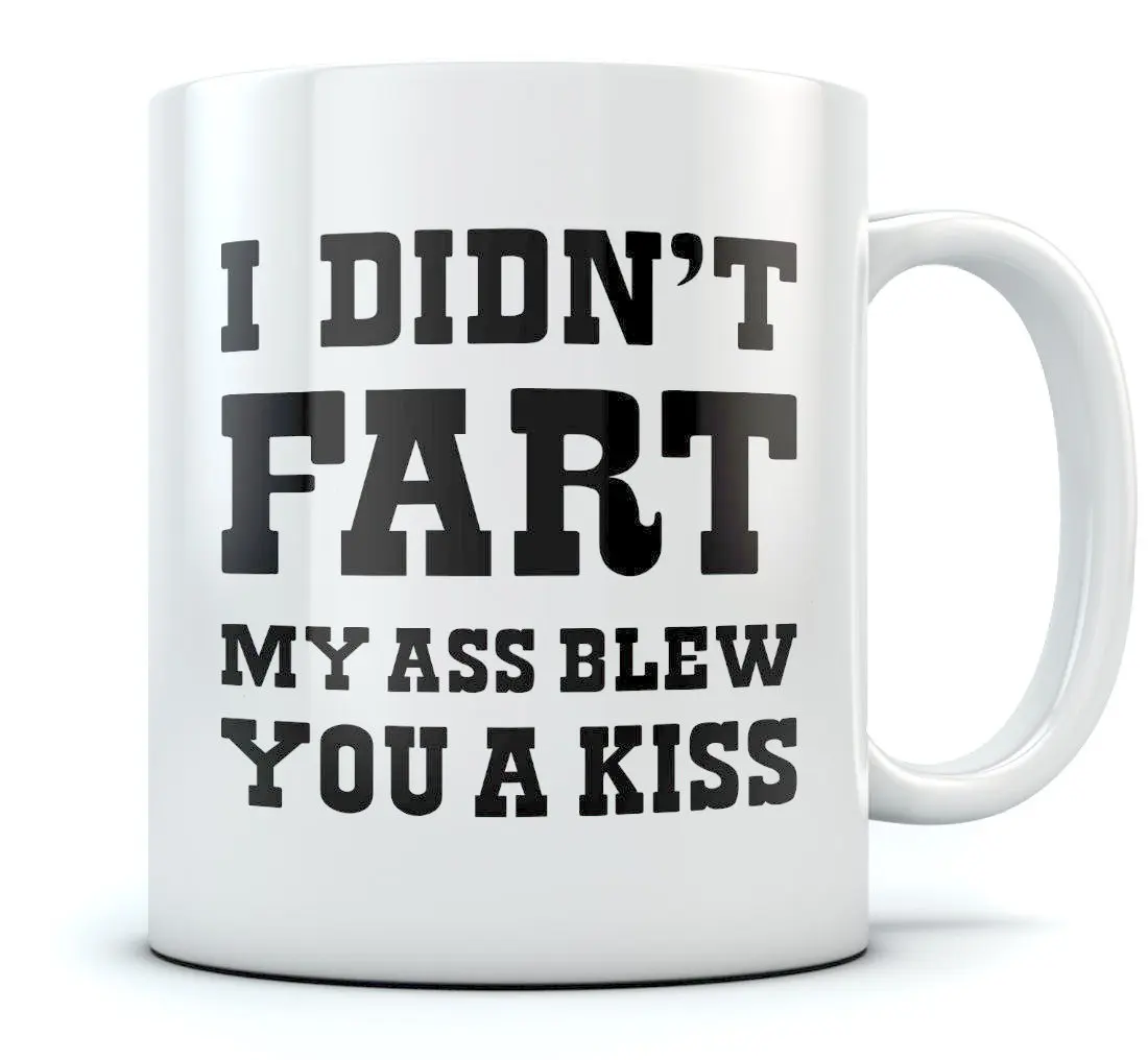 Я не сдул вам поцелуй забавная шутка папы подарок на день отца керамическая