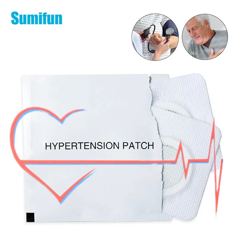 2Pcs/Bag Hypertension Patch For Reduce Control High Blood Pressure Plaster Chinese Herbal Lower | Красота и здоровье