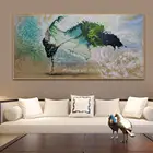 Mintura ручная роспись красивая девушка, картина маслом Современные Абстрактные холщовые постеры Настенная картина для гостиной домашний декор