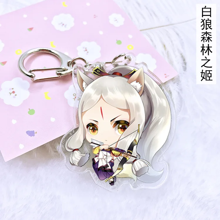 Аниме Onmyoji акриловый брелок демонический нож для девочек Gui shibay aoandou Ibaraki douji Модный милый кулон chaviro брелок ювелирные изделия