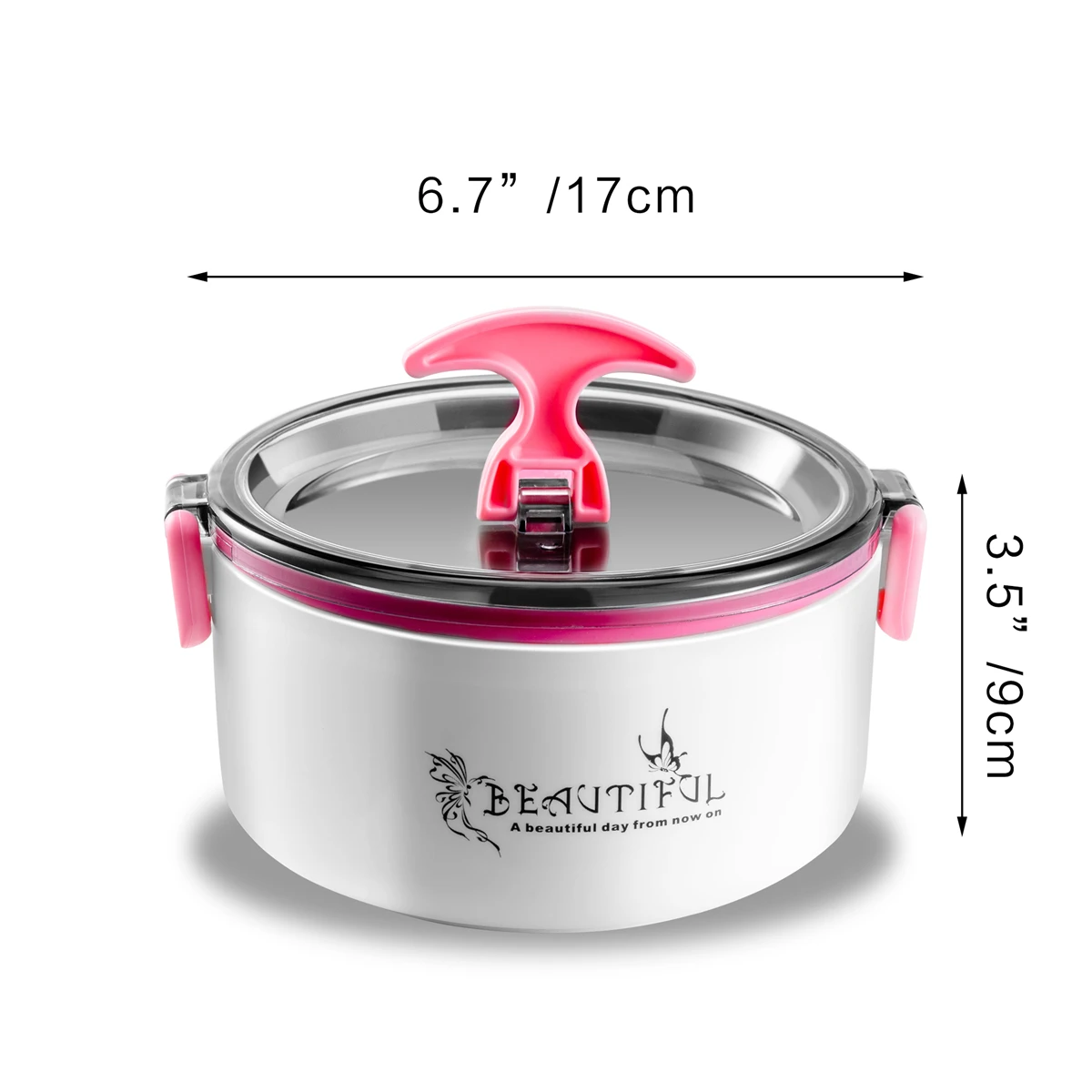 Портативный герметичный Ланч бокс из нержавеющей стали объемом 33 8 унции/1000 мл с