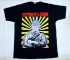 Черная футболка System Of A Down, без лица, Soad Serj Tankian 2019, крутая футболка унисекс