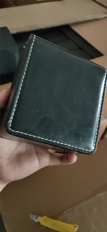 watch box-3 Фирменная Классическая Новая мужская коробка для часов из искусственной кожи, классическая коробка для хранения, модные бизнес-коробки для хранения - Цвет: watch box-3
