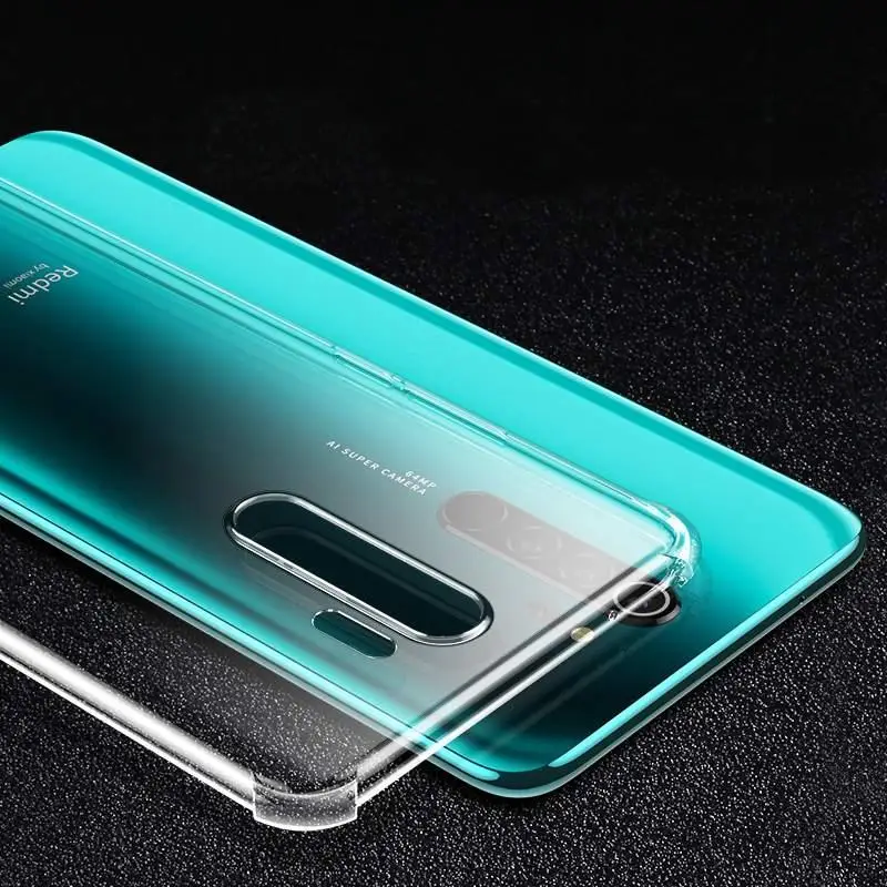Airbag Soft TPU Case For Xiaomi Redmi Note 8T 7 6 5 Pro 8A 7A 6A Plus Mi 9 5G CC9 10 Shockproof Clear Capa Cover |