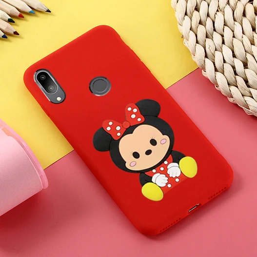ll TRISEOLY для Xiaomi Redmi Note 7 Чехол Redmi 7 3D стерео патч мягкий силиконовый бампер набивной чехол с изображением животного для телефона Xiomi Redmi Note7 - Цвет: ll