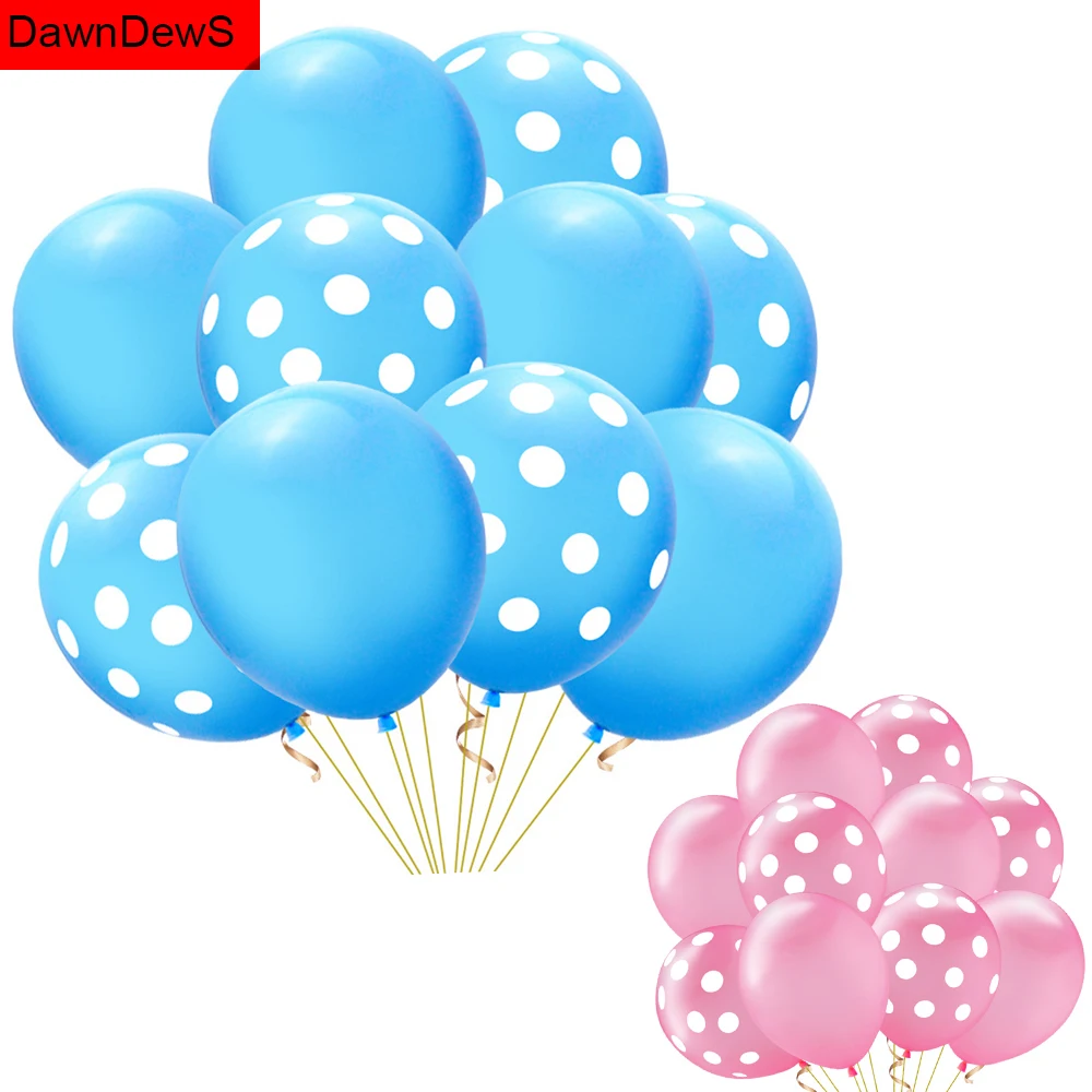 10 шт. латексные конфетти в горошек для воздушного шара Свадебные шарики с днем