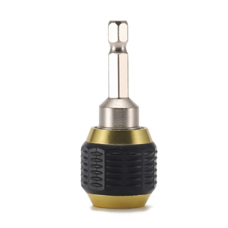 

HOT 1/4 Inch Hex Shank Quick Release Screwdriver Bit Holder with Collar Extension Bar 60mm Long Handle Tool,Drilling Tapping