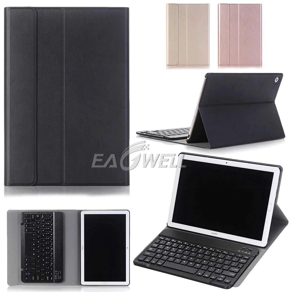 

For Huawei Mediapad M5 10.8/10.8Pro Shockproof Bracket Case Cover With Bluetooth Ultra-Thin Keyboard Removable Wireless Keyboard