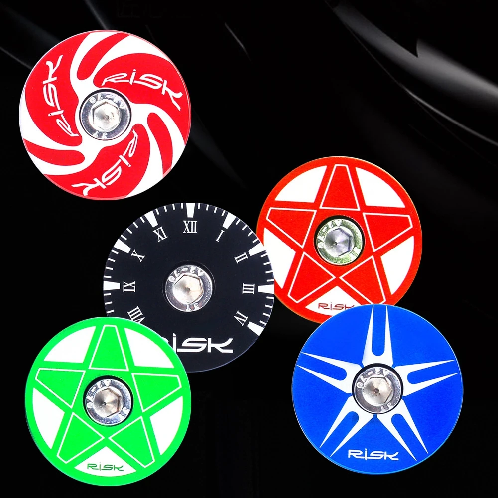 

4 Styles Aluminum Bicycles Parts Outdoor MTB Bike Lid Stem Top Cap Mountain Bikes Road Bicycle Headset Cover
