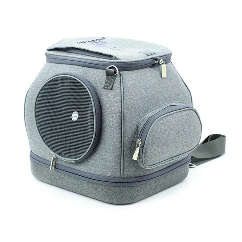 

New Detachable Foldable Non-DeformableBreathableMesh Design Small Cat Cage Pet Out Bag sj-1-QS-013