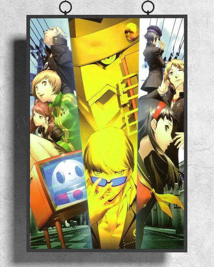 Шелковый постер H306 украшение для дома Shin Megami Tensei Persona 4 настенное искусство