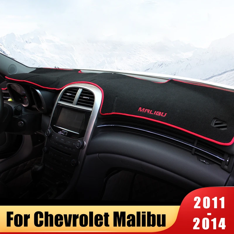 

Car Dashboard Avoid Light Pad Instrument Platform Desk Cover Mats Carpets For Chevrolet Malibu XL 2012-2015 2016 2017 2018 2019