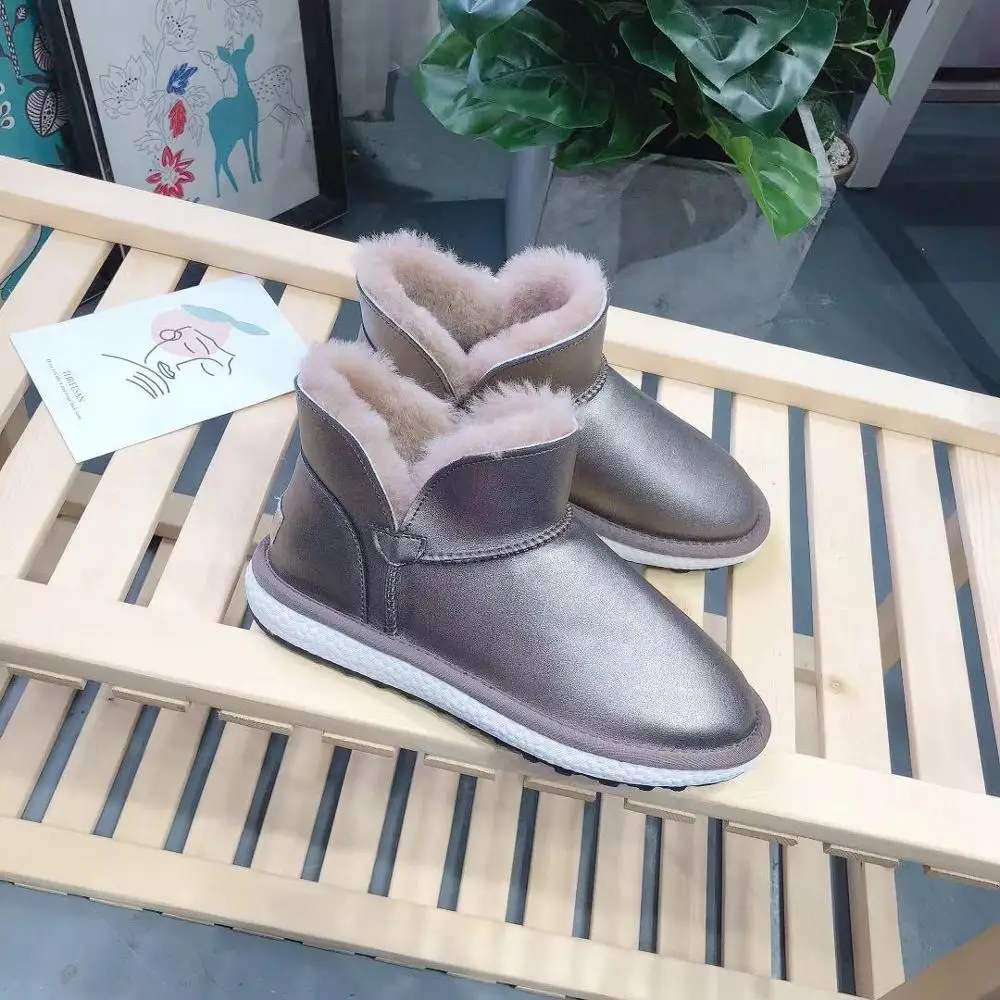 

2019 Australia's latest women's shoes, real sheepskin, 100% natural wool, the highest quality snow boots, 3 colors