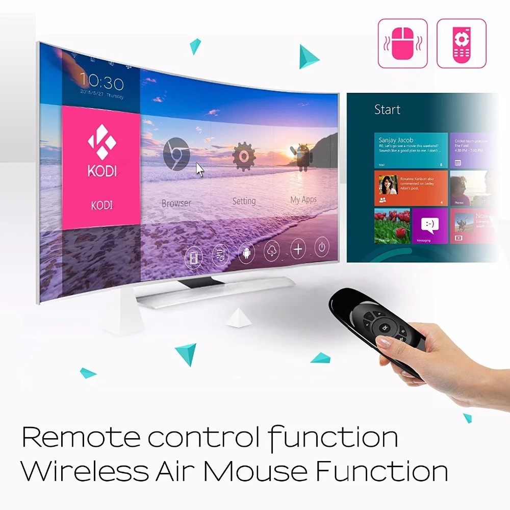 C120 2.4 Remote Control Air Mouse Wireless Keyboard for KODI Android Mini TV Box | Компьютеры и офис