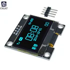 1,3 дюймовый OLED ЖК-дисплей модуль 128*64 4PIN IIC I2C Serial SSH1106 для Arduino плата с ЖК-экраном белыйсиний